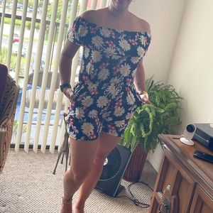 NWT Floral Romper